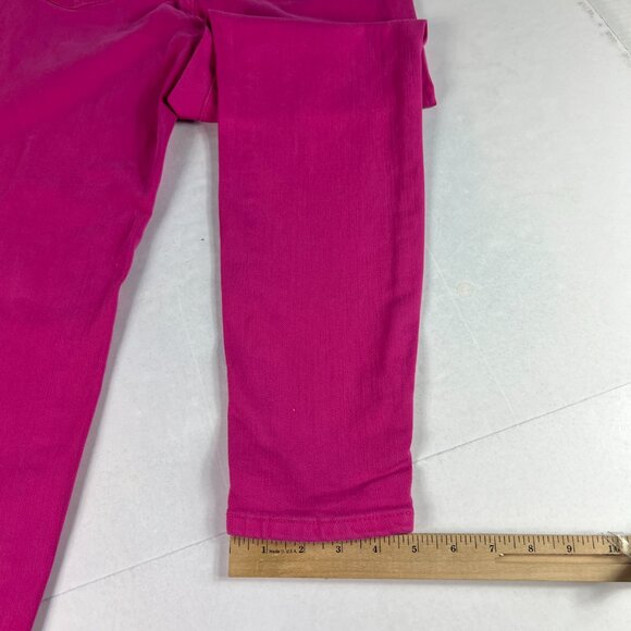 Judy Blue Jeans Women 27x27* Slim Mid Rise Ankle Pink Faded Stretch Denim Tag 27 - Picture 11 of 16